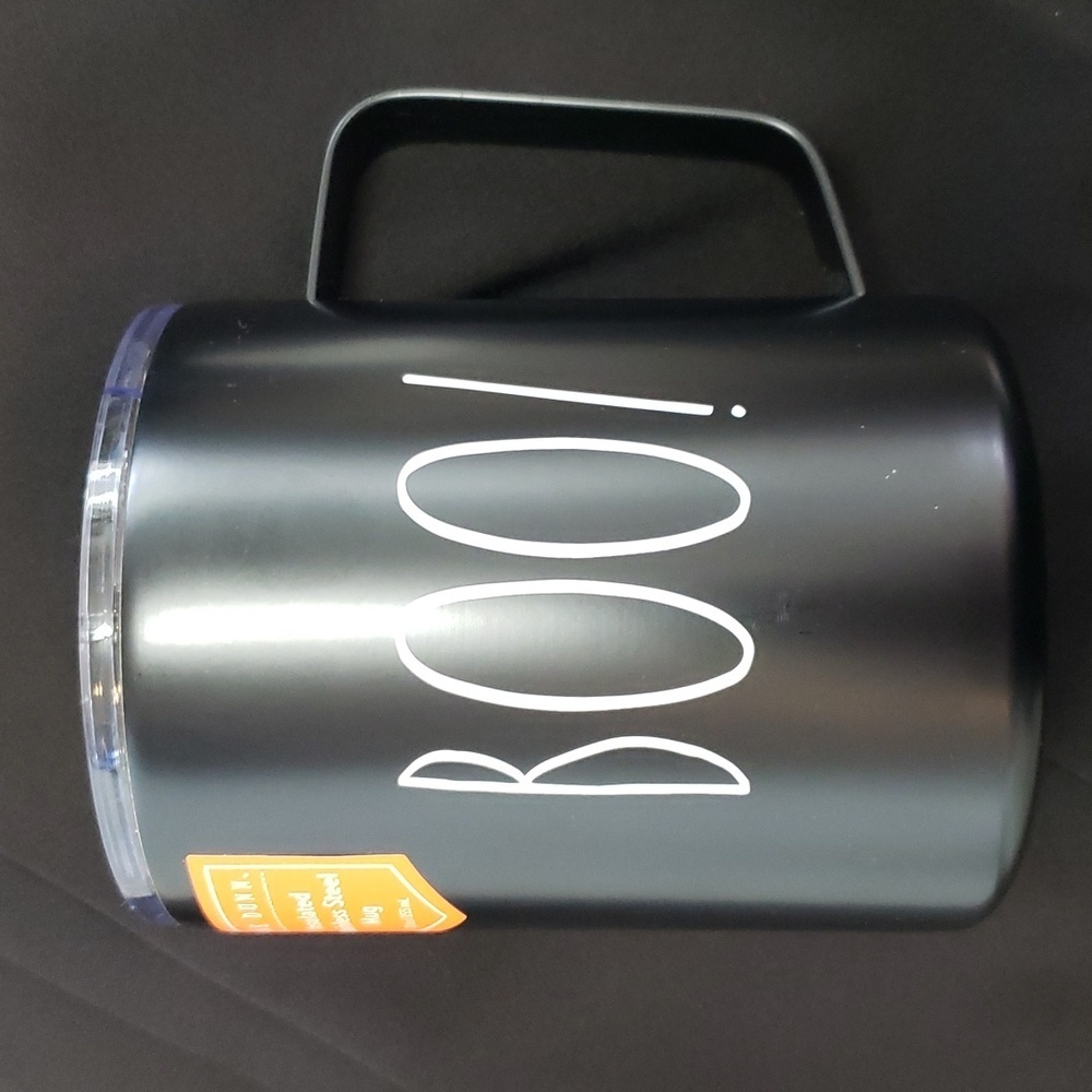 Rae Dunn BOO! Insulated Stainless Steel Mug with Lid, 12 oz.